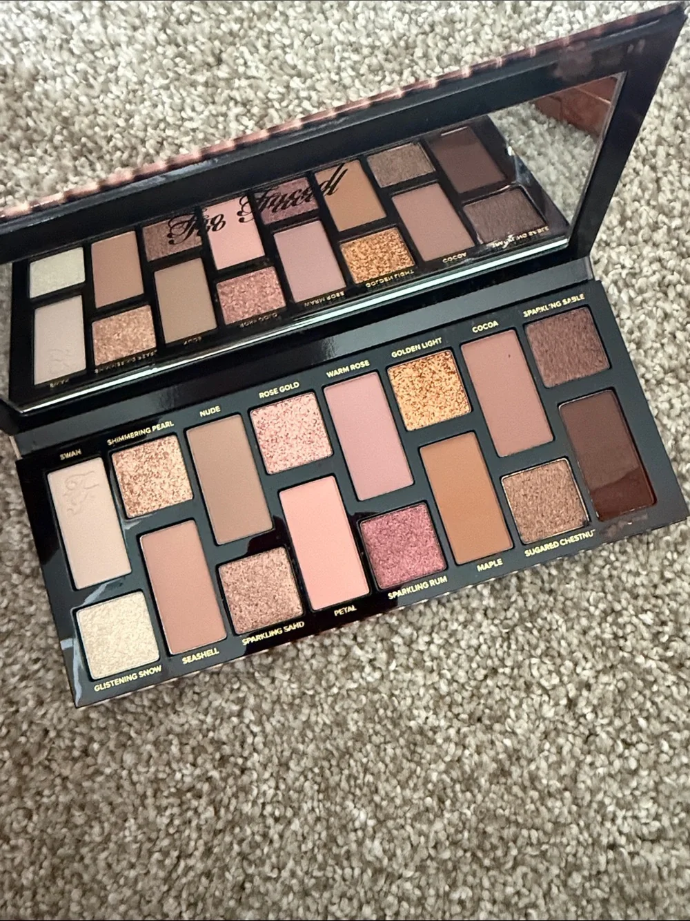 Too Faced The Natural Nudes Eyeshadow Palette - Rose, Gold, Brown